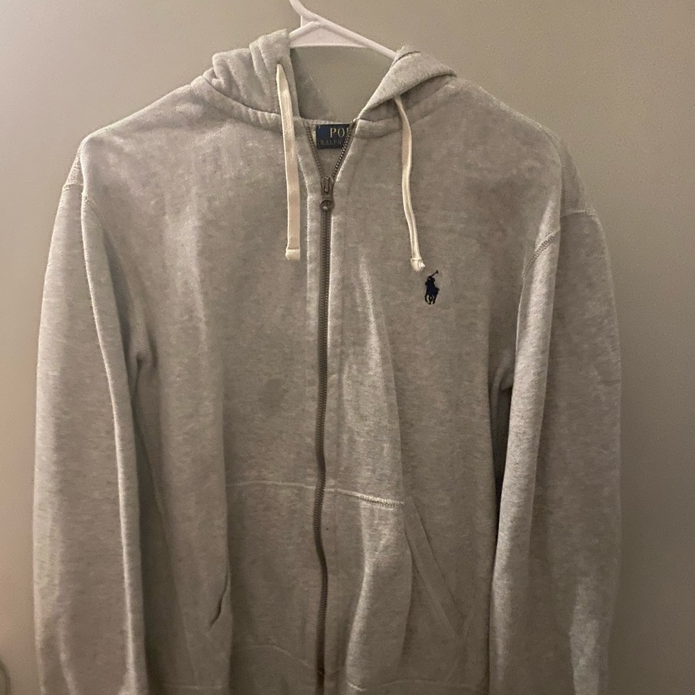 Grey Polo Zipup